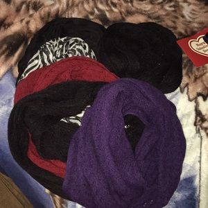 Infinity scarf bundle. Bundle of 6.